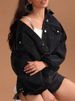 Women's Clothing Retro Wash Denim Jacket Loose Fit Versatile Boyfriend Style Short Sleeves Breathable Casual Outerwear_ecoleips.com