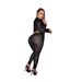 TW831 Women's Spring Autumn Sexy High Neck Zipper Crop Top Long Sleeve Two Piece Set with Tight Pants_ecoleips.com