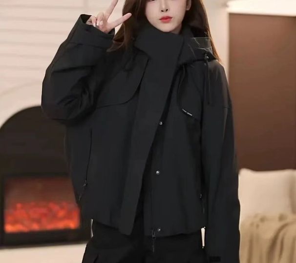 girl Trendy Versatile Super Stylish Padded Women's Winter 2025 New Loose Slimming Workwear Jacket Top_ecoleips.com
