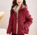 girl Girl Girl 2025 Trendy Winter New Down Cotton Jacket Women, Stylish Short Coat For Petite Figures_ecoleips.com