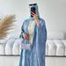 Modest Abaya Dress Elegant Dubai Abaya With Detachable Slip Dress - Modest Turkish Long Sleeve Robe In Breathable Polyester_ecoleips.com