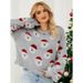 Autumn And Winter Christmas Women's Knitwear Pullover Christmas Sweater Top Wholesale_ecoleips.com