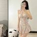 Women's Clothing Conservative Slim Belly Covering One Piece Dress_ecoleips.com