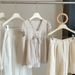 Women's Korean Style Patchwork Top V Neck Short Sleeve Faux Two Piece Lace Trimmed Elegant Casual Babydoll Shirt_ecoleips.com
