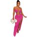 S820 Women's Fashion Casual Sexy Strapless Irregular Skirt Set Beachwear_ecoleips.com