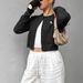 Women's Clothing Casual Long-Sleeve Knit T-Shirt Sweater – Solid Color Open-Front Cardigan For Vacation & Everyday Wear (Pink, Black, Gray, Wine Red)_ecoleips.com