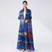 Middle Eastern Women's Fashion For Foreign Trade, Muslim Arab Robe With Printed Patterns, Loose-fitting, Elegant,_ecoleips.com