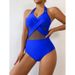 Women's Clothing Women's Sexy One Piece Swimsuit Solid Color Mesh Style Fashionable Bikini For Formal & Casual For Women_ecoleips.com