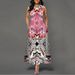2024 Sleeveless Women's Printed Maxi Bohemian Vintage Long Skirt European And American Style_ecoleips.com