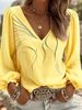 Women's Loose Casual Floral Print Long Sleeve Shirt European American Style 2026 New Retro Top_ecoleips.com