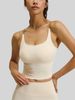 K Thin Shoulder Strap Sports Underwear Women's Chest Mat Fitness Yoga Back Tank Top_ecoleips.com