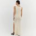 Women's Clothing Sexy Hook Flower Hollow Knitted Split Dress Long Dress Women's Bikini Swimsuit Outer Wear Holiday Beach Cover Up_ecoleips.com