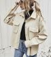 Women's Clothing Lapel Single Breasted Thick Wool Coat Solid Color Loose Fit Spring Clothing_ecoleips.com