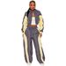 Trendy Color-Block Tracksuit Set For Women – Stylish Zip-Up Top & Drawstring Pants, Comfortable & Fashionable (Red, Gray, Khaki Green)_ecoleips.com