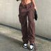 Women's Clothing Street Hip Hop Style Denim Work Trousers Casual Pants Trend_ecoleips.com