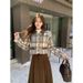 Autumn And Winter Two-piece Set, Thick Woolen Short Coat , 2024 New Style Pleated Long Skirt, Fashionable Suit For_ecoleips.com