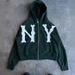 Women's Clothing Spring And Summer New Embroidered Hooded Cardigan Full Chain Loose Men And Women Trendy Sweater Jacket_ecoleips.com