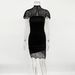 Talenza Elegant Black Lace Dresses Fashion Hollow Out Lace Patchwork Backless Sexy Dress Luxury High-Waisted Women's Party Dress_ecoleips.com