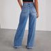 Women’s Clothing new products loose wide leg side seam stitching frayed hem jeans for women_ecoleips.com
