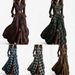 Plaid Long Sleeve Belted Shirt Dress – Single-Breasted & Oversized For Women_ecoleips.com