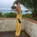 YJ25238 Women's Halter Neck Satin Dress Backless Long Evening Gown European American Style Cross Border Fashion_ecoleips.com