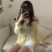 T-shirts Women Long Sleeve Summer Sun-proof Thin Solid Simple Top Loose Ins Trendy 4-color Female Girls Ulzzang Casual Chic New_ecoleips.com