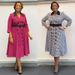 cross-border Plus-size Women's Clothing Supply: European And American Foreign Trade Hot-selling Plaid Print_ecoleips.com