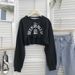 Real Shot Of Women's Sweatshirt A Unique Design, 2022 New Model, Spring And Autumn Thin Loose-fitting Korean Style Short_ecoleips.com
