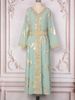 Women's Clothing New Style Gold Stamped Muslim Long Skirt Dubai Tourism Dress Dress_ecoleips.com