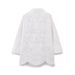 Women's Bohemian Style Lace Embroidery Shirt And Shorts Set Breathable Polyester Crochet Top Casual Vintage Romantic Outfit_ecoleips.com