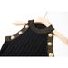 Women's Clothing Spring and Summer Sleeveless Waist Long Dress Gold Silk Bright Line Temperament Style Lady Dress_ecoleips.com