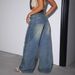 European And American 2025 Cross-border Exclusive Low-waist Loose Wide-leg Hot Girl Denim Long Pants, New_ecoleips.com