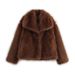 Women's Clothing Trendy Faux Fur Collar Jacket – Winter Streetwear Coat (Cream/Grey/Black/Wine, XS-L)_ecoleips.com
