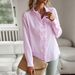 European And American Long Sleeved Shirt Women Temperament Commuter Top_ecoleips.com