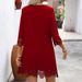 Women's Clothing American Style Dress Burnt Flower Print Half Sleeve A-Line Skirt Spring Summer New Holiday Fashion_ecoleips.com