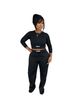 PME Women's Casual Tracksuit Set – Oversized Hoodie & Joggers | Streetwear Loungewear | Winter Comfort | Solid Colors (Gray/Black/Red/Green)_ecoleips.com
