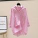 Women's Clothing Vertical Striped Shirt Korean-Inspired Asymmetrical Striped Shirt – Long Sleeve Casual Blouse With Front Pocket (5 Colors, S-XL)_ecoleips.com