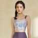 K Shockproof I-shaped Vest Sports Bra Women's One-piece Contrasting Color Fitness Bra Running Yoga Suit Vest New Style_ecoleips.com