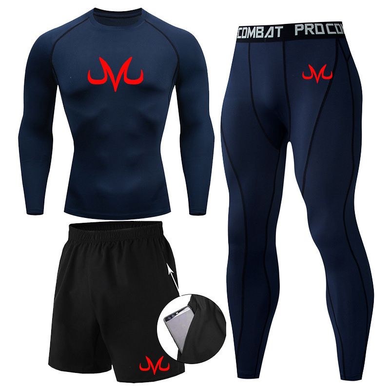 Women's Clothing Men's Animation Sportswear Set Tights Fitness Shorts Base Layer Quick Drying Running Track And Field Training High Elasticity_ecoleips.com