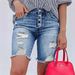 Women's Clothing Fashion Ripped Stretch Denim Jeans High Quality Fashion Denim Shorts_ecoleips.com