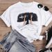 Summer European And American Cross-border Foreign Trade Wholesale T-shirts, Round-neck Casual Plus-size Loose_ecoleips.com