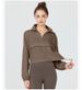 K Windproof Stormtrooper Thin Casual Sunscreen Yoga Clothing Hoodie Top Long Sleeve Loose Sports Coat For Women_ecoleips.com
