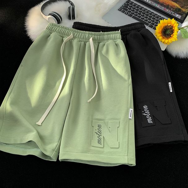 Women's Clothing Sports Shorts Women Summer Thin Loose Couple Pants Straight Wide Leg Pants Shorts Men's Outer Wear_ecoleips.com
