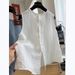Women's Clothing Stylish Sleeveless Cotton Linen Vest Shirt Top For Curvy Women Round Neck Loose Fit Spring Summer Plus Size_ecoleips.com