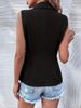 European And American Cross-border Women's Vest Jacket, Leopard Print Tie-up Top, Fashionable, Versatile, Elegant, New_ecoleips.com