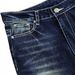 European American Cross-border Hot-selling Women's Clothing: Slim-fit, Slightly Flared Jeans With Back Pocket Embroidery_ecoleips.com