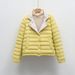 New 90 Fleece Short Light And Contrasting Color Down Jacket Women's New Autumn And Winter Double-sided Coat Loose And Warm_ecoleips.com