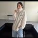 European And American Women's Clothing, Casual Semi-zipper Embroidered Loose Long-sleeved Sweater_ecoleips.com