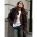 girl Cross-Border Jacket 2024 Autumn Winter Fashion European And American New Style Cotton Coat For Women Loose Fit_ecoleips.com