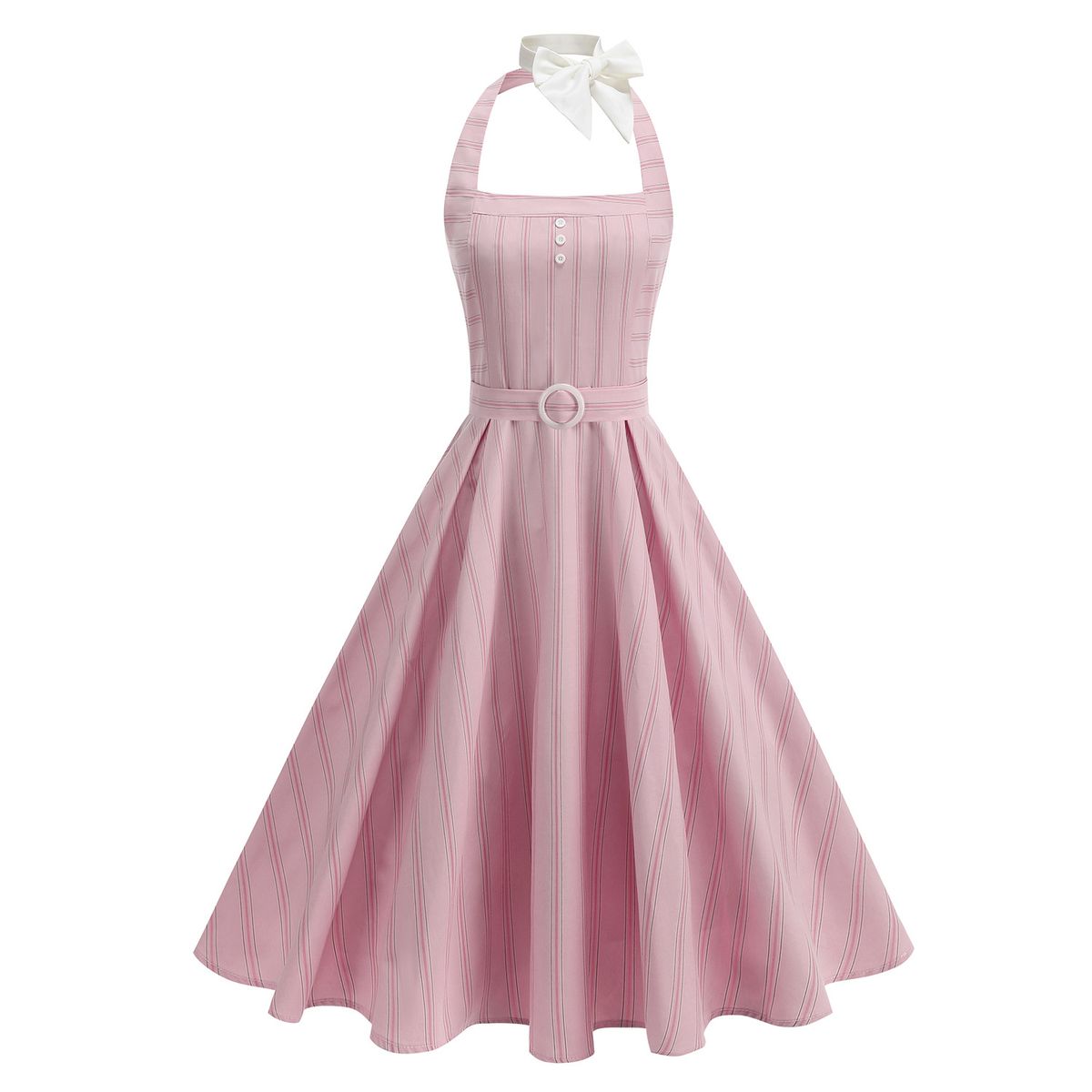 Women's Clothing Neck One Shoulder Neck Tie Up Two Wear Elegant Backless Sexy Slim Dress For Women_ecoleips.com